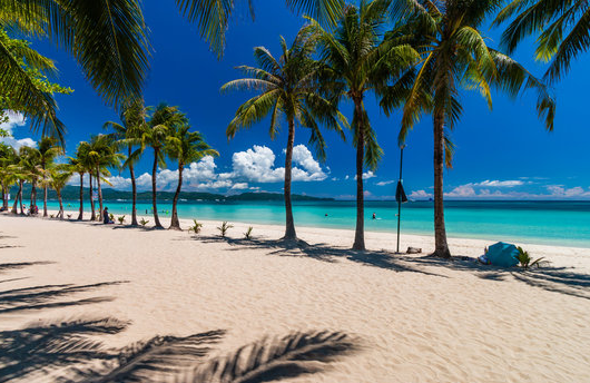 The World-Famous White Beach of Boracay, Philippines