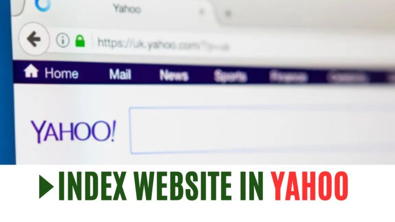 How to Index a Website on Yahoo Search