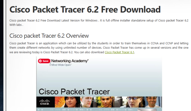 How to download the Cisco Packet Tracer