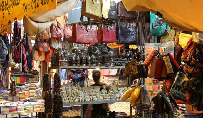 The markets in Siem Reap