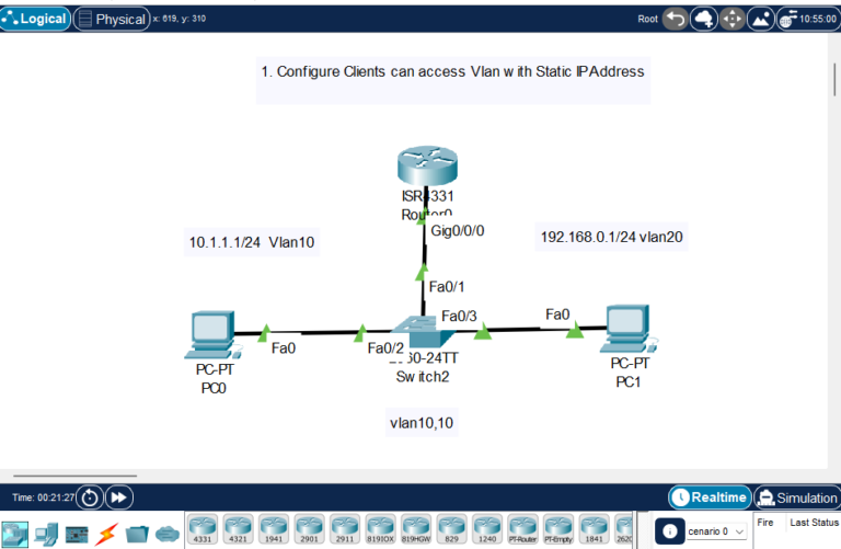 How to Configure Cisco Router and Switch Clients Can Access to VLAN Plan