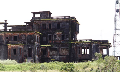 Historic Bokor Palace Hotel in Kampot Province