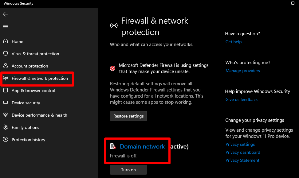 Disable Firewalls or Antivirus Temporarily