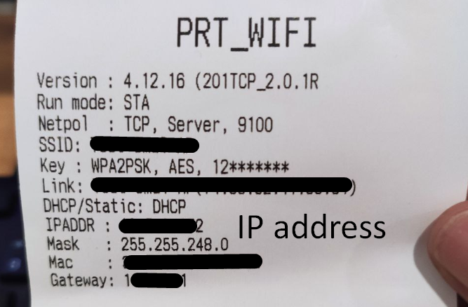 How to Check IP Address on Thermal Receipt Printer