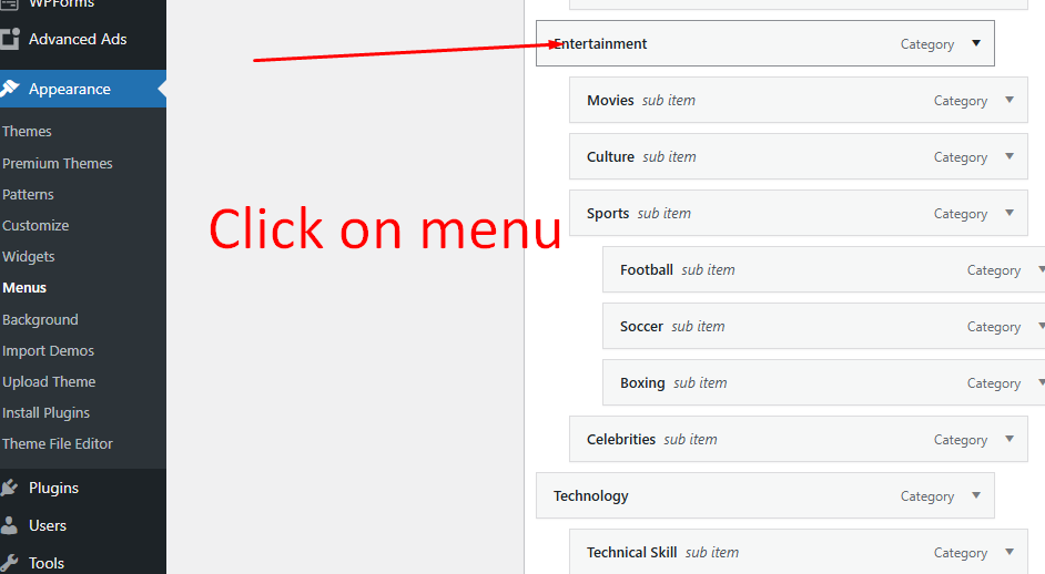 How to Disabled Mega Menus Website on WordPress (1)