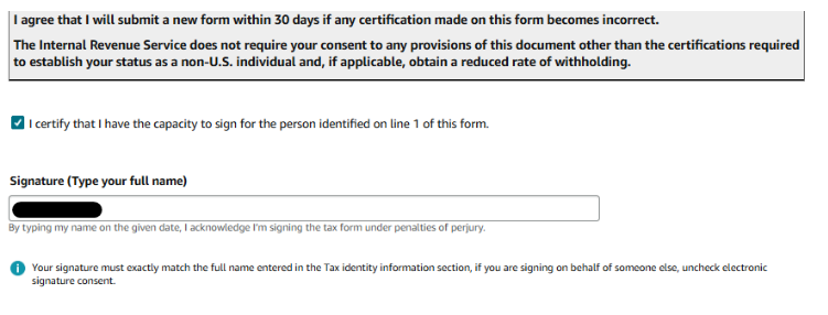 How to Set up Tax information on Amazon Associates