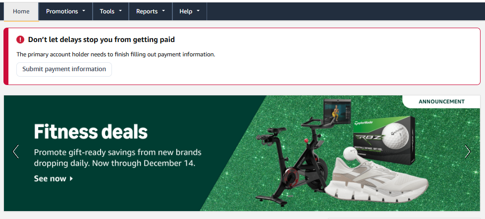 How to Set up payments on Amazon Associates affiliate