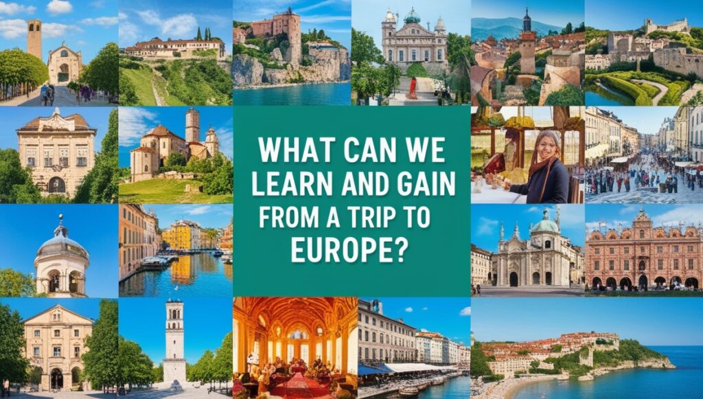 What Can We Learn and Gain from a Trip to Europe