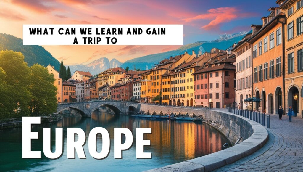 What Can We Learn and Gain from a Trip to Europe