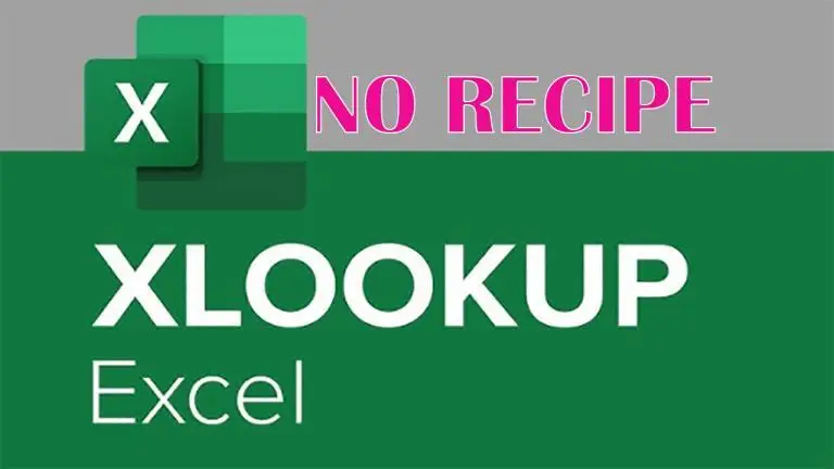 Excel no Xlookup