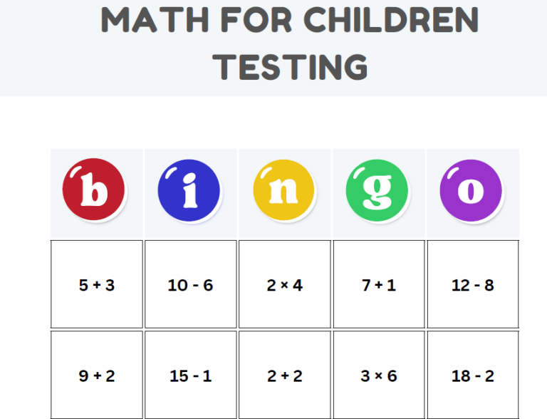 Math quiz grade 3 for children testing 15 questions