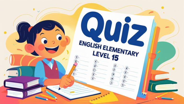 Quiz English Elementary Level