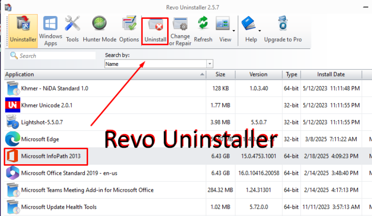 How to remove computer application with Revo Uninstaller